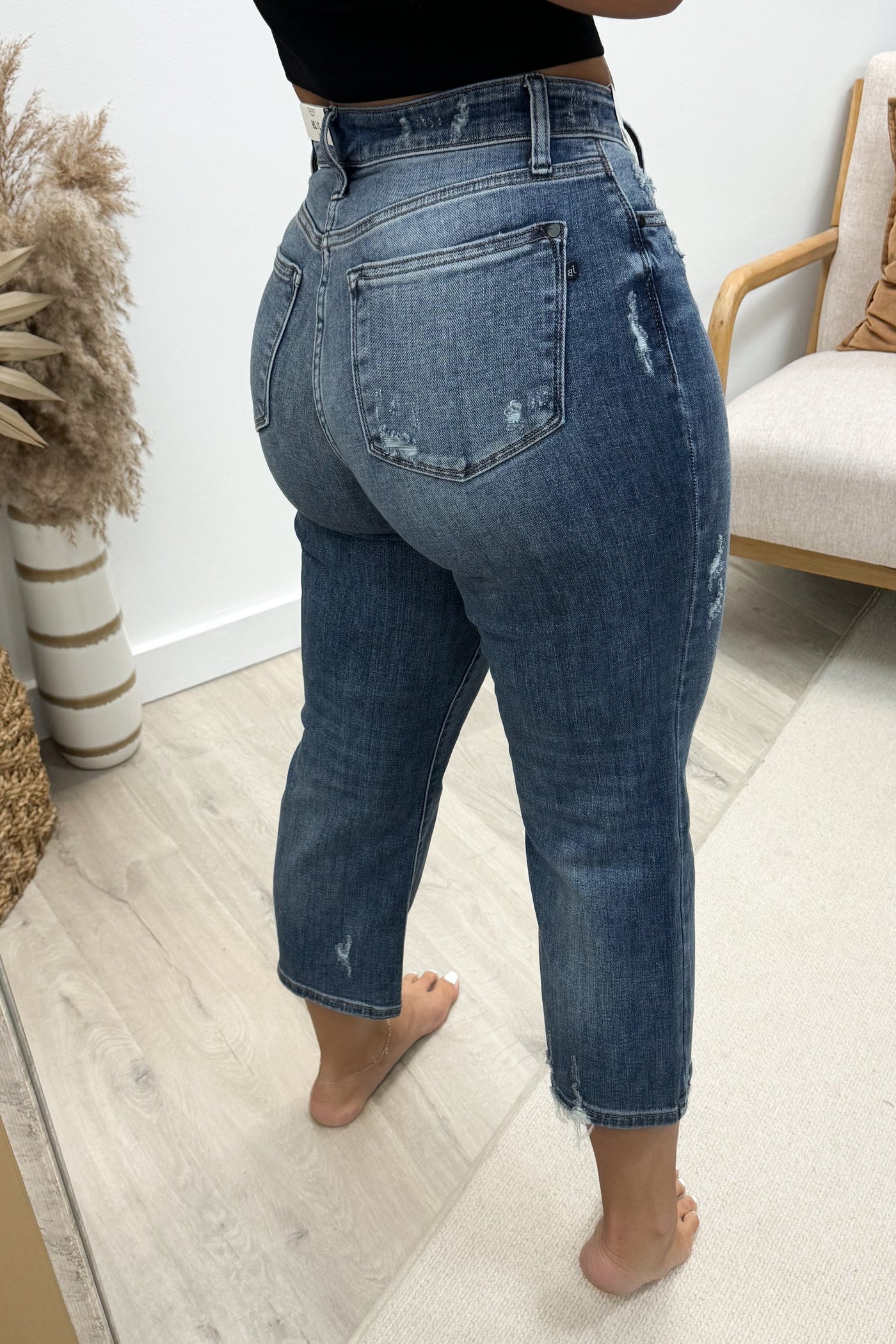 Candice Wide Leg Jeans - Happily Ever Aften