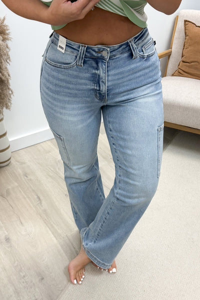 Clara Cargo Jeans - Happily Ever Aften