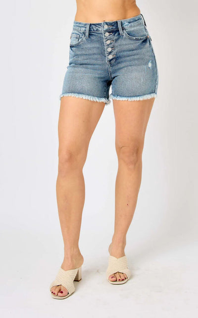 Clarise Denim Shorts - Happily Ever Aften