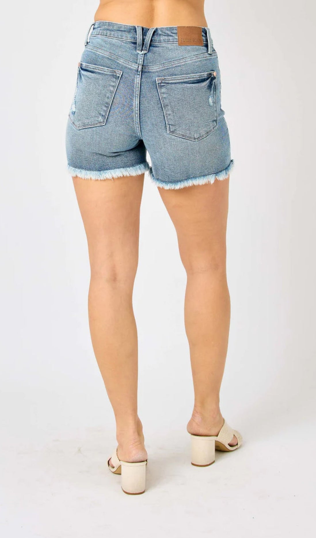 Clarise Denim Shorts - Happily Ever Aften