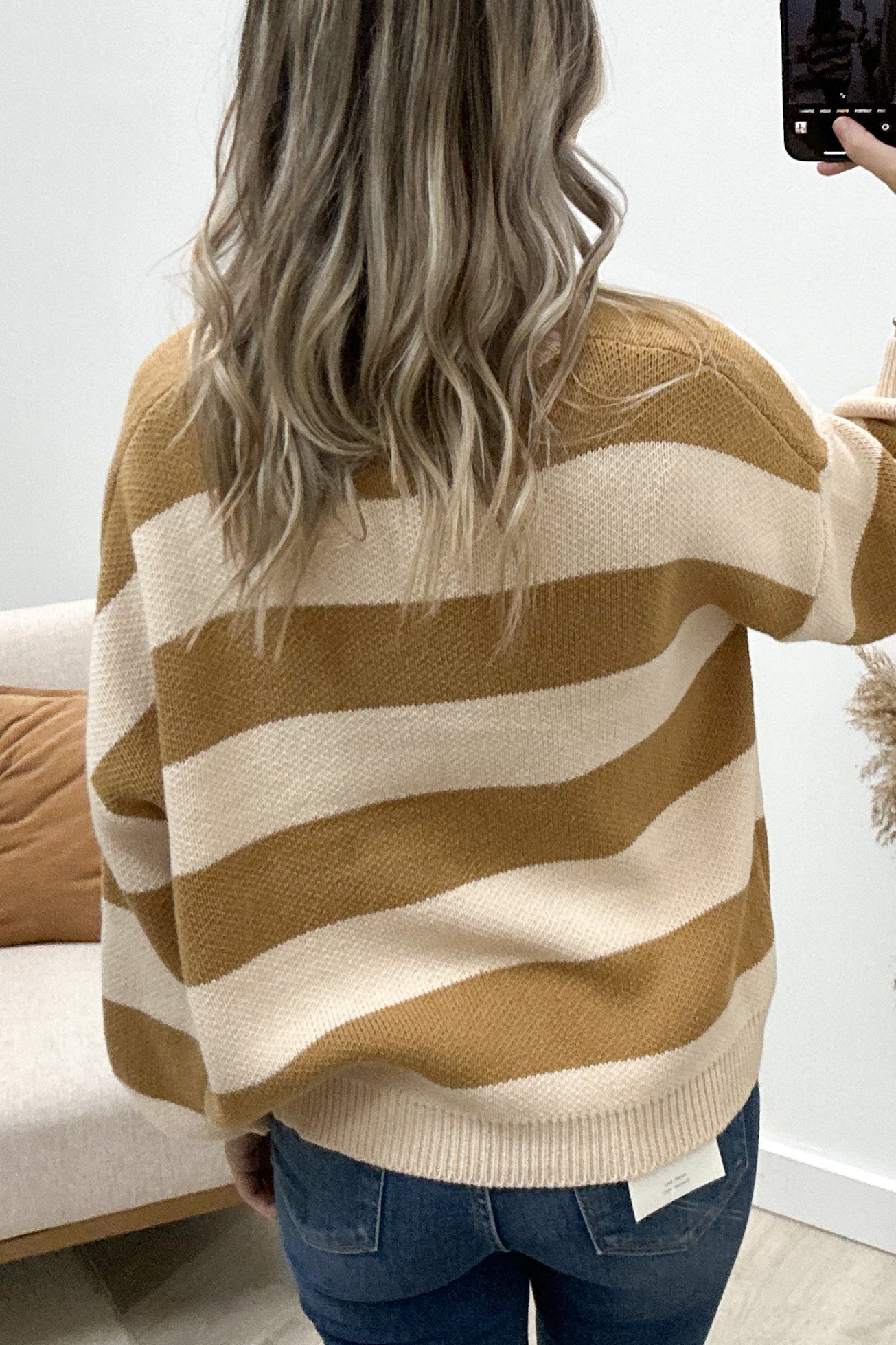 "Comfort Cutie" Sweater (Camel) - Happily Ever Aften