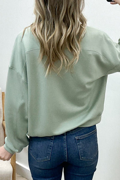 "Comfort For You" Sweatshirt (Dusty Sage) - Happily Ever Aften