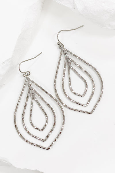Danica Earrings (Silver) - Happily Ever Aften