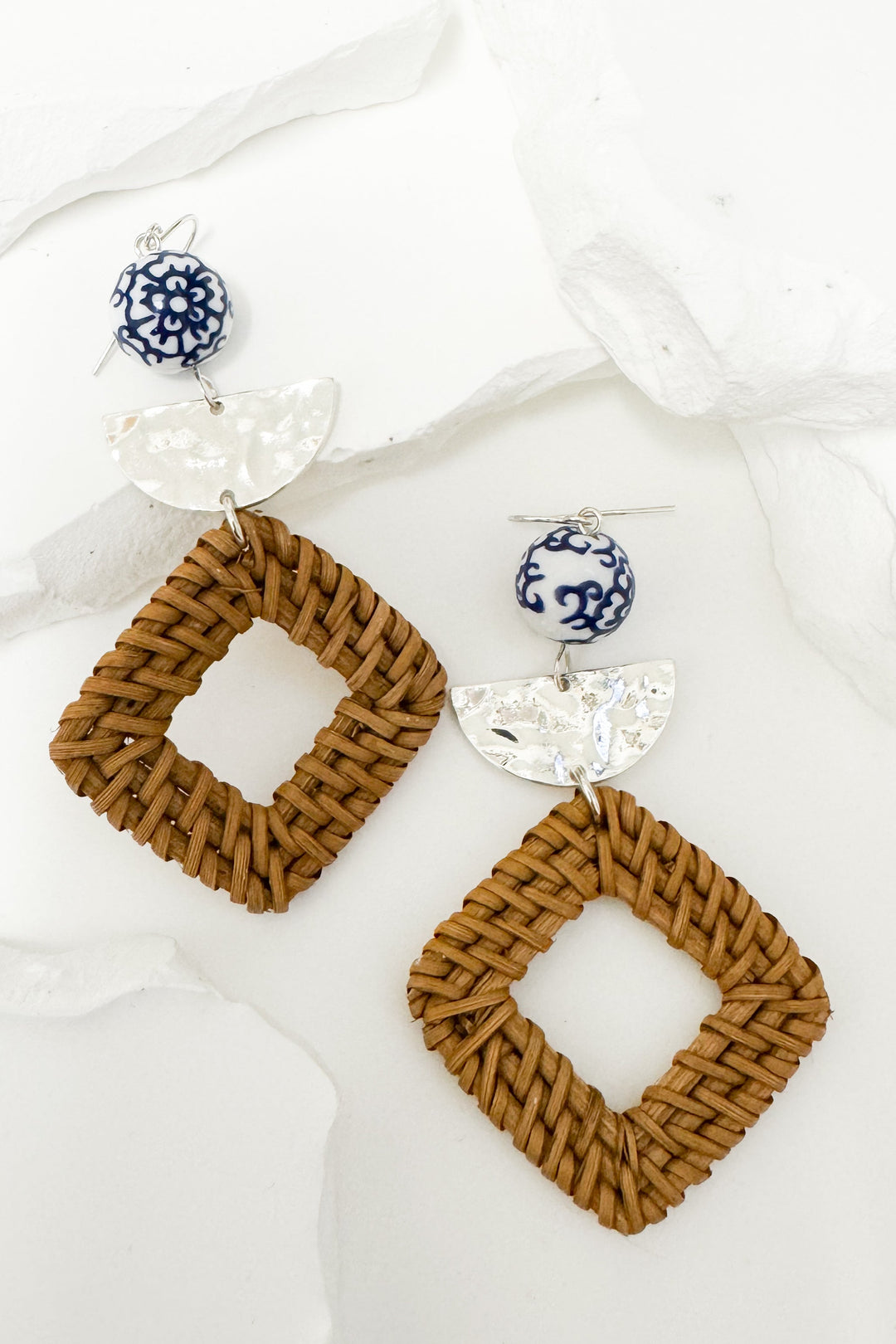 Drew Earrings (Silver) - Happily Ever Aften