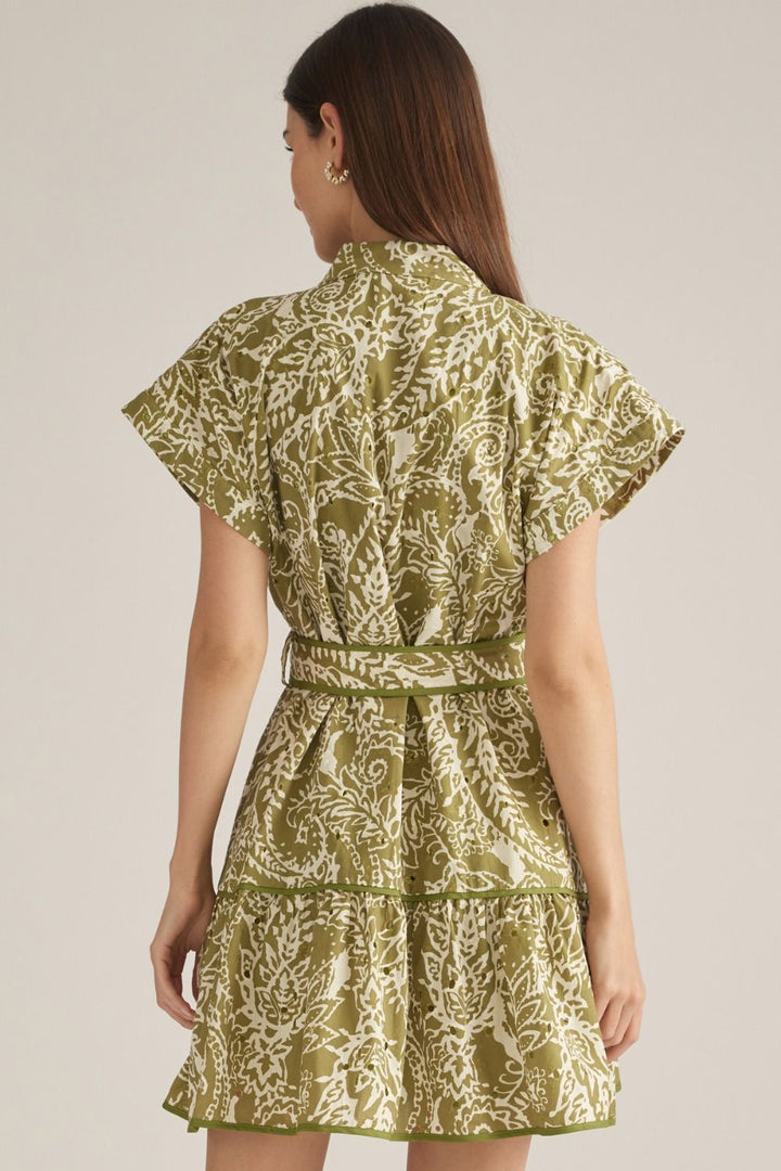 "Knot Tie Close" Dress (Martini Olive)