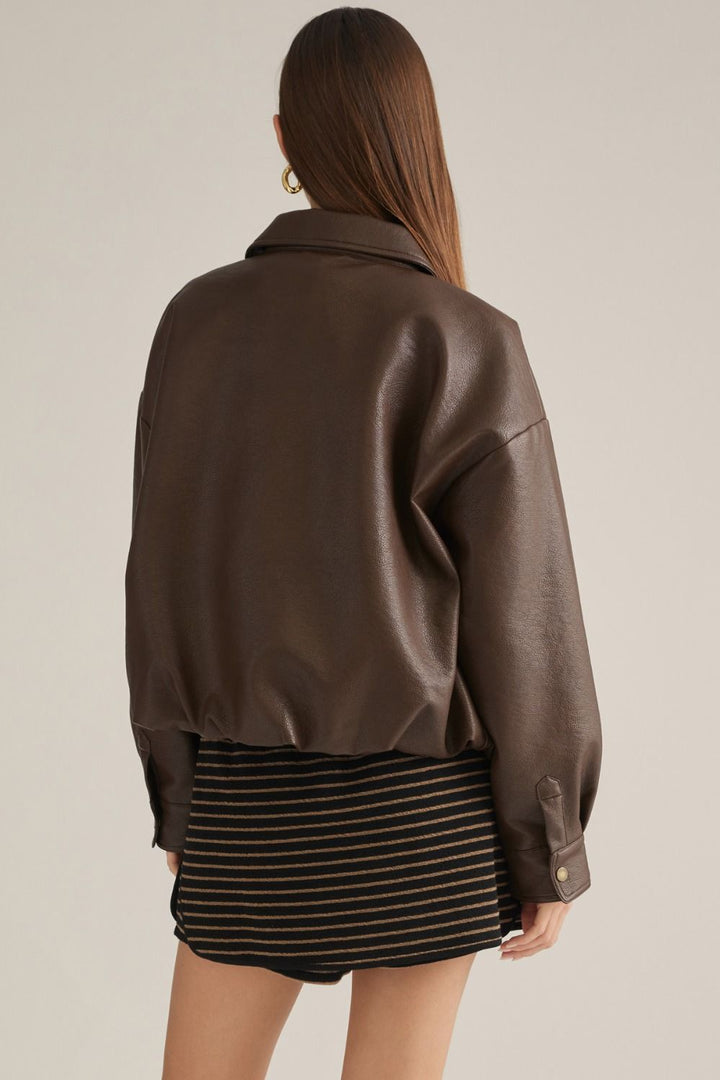"Zip Me Up" Jacket (Brown)