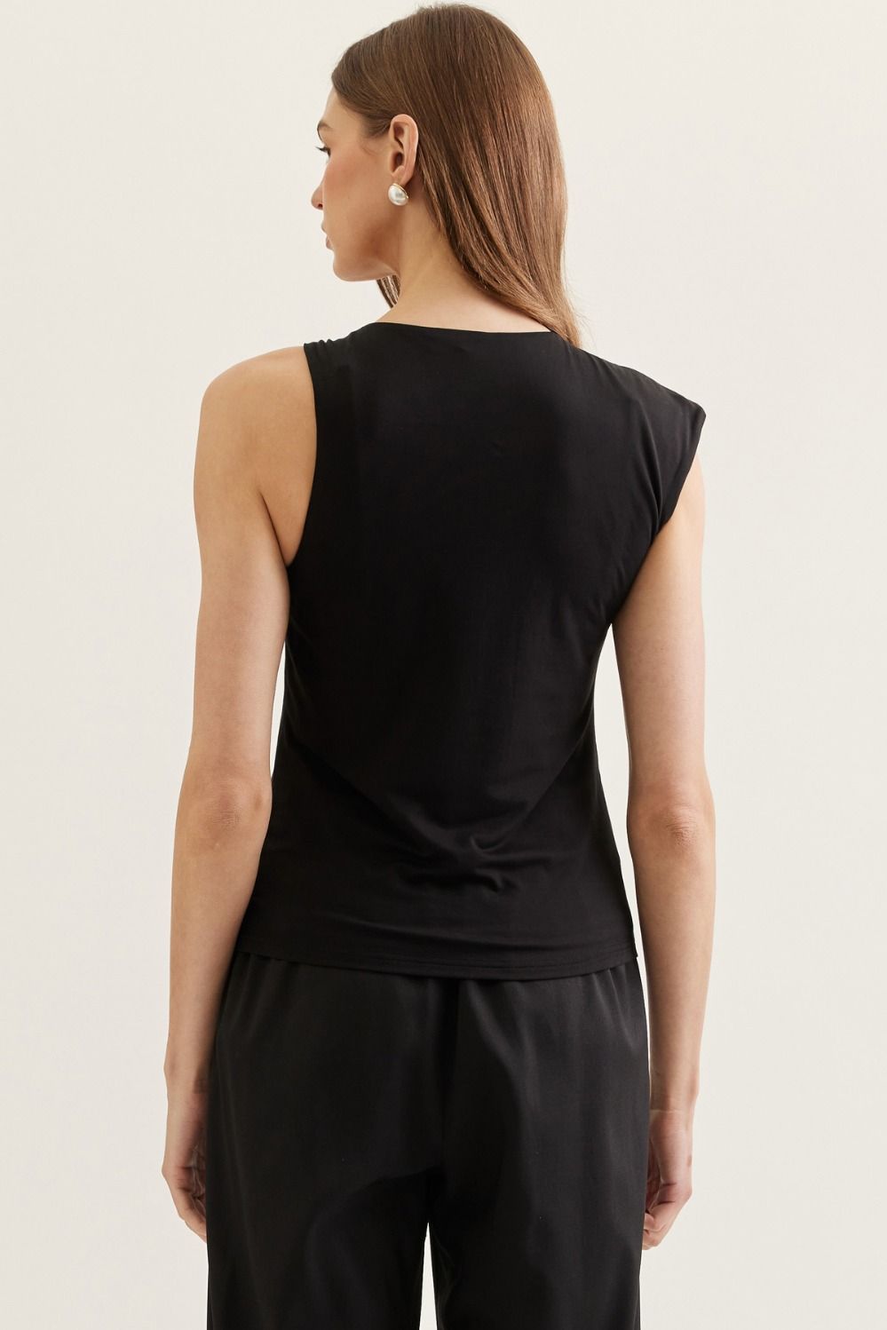 "Modern Luxe" Blouse (Black)