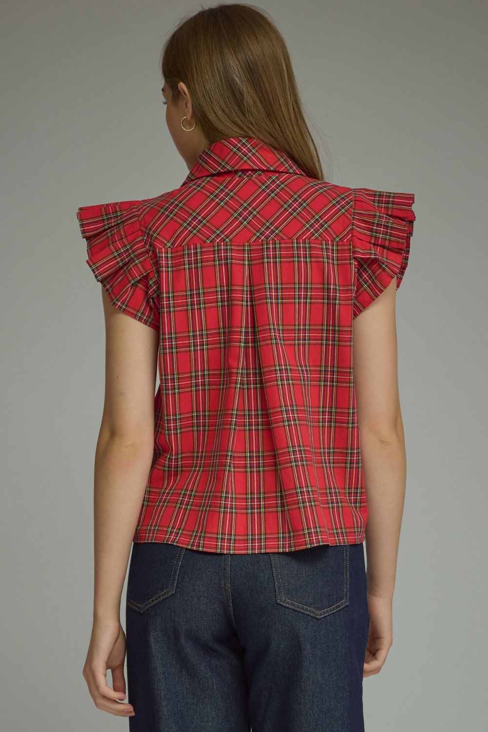 "Frill With It" Top (Red)