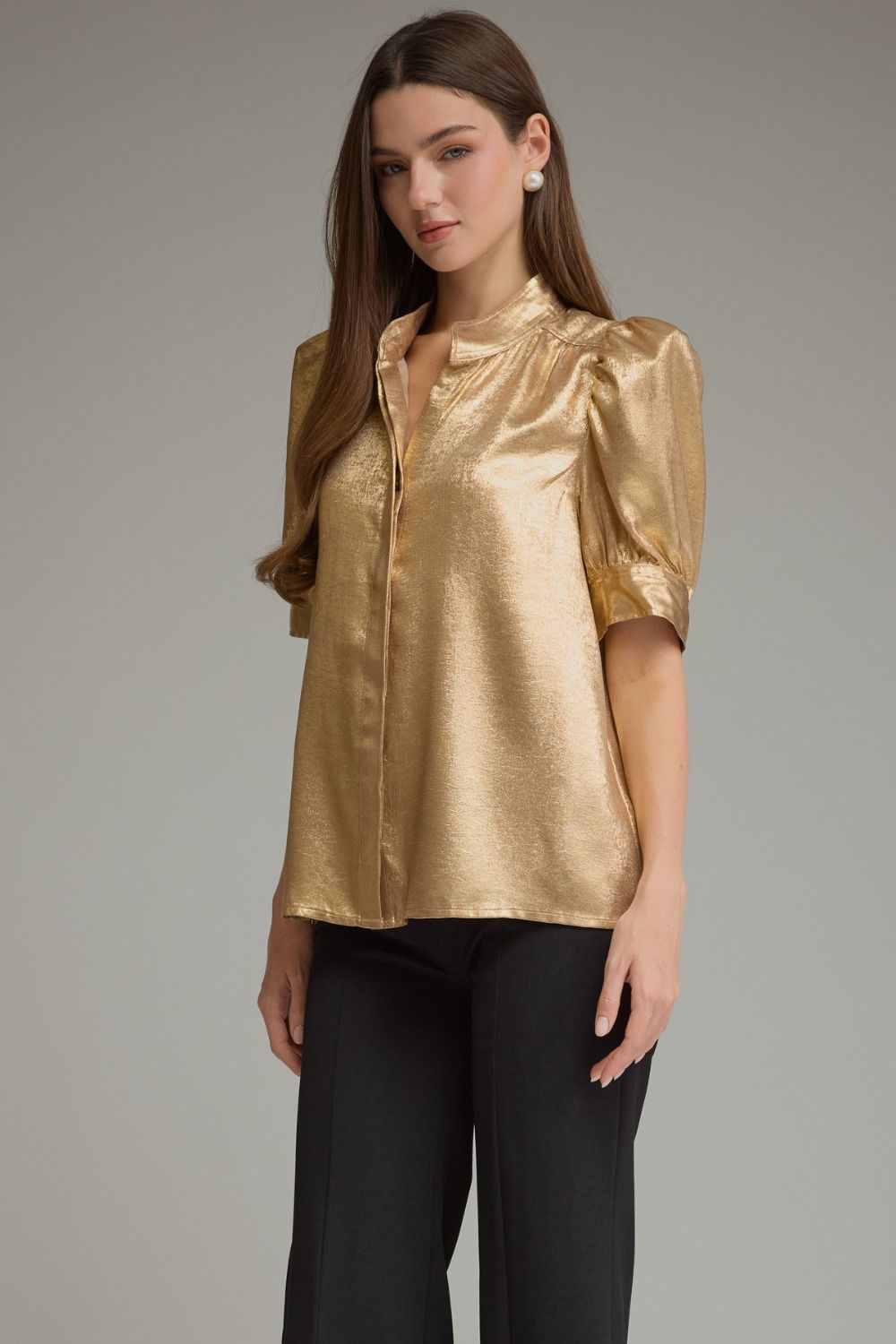 "Make It Shimmer" Top (Gold)