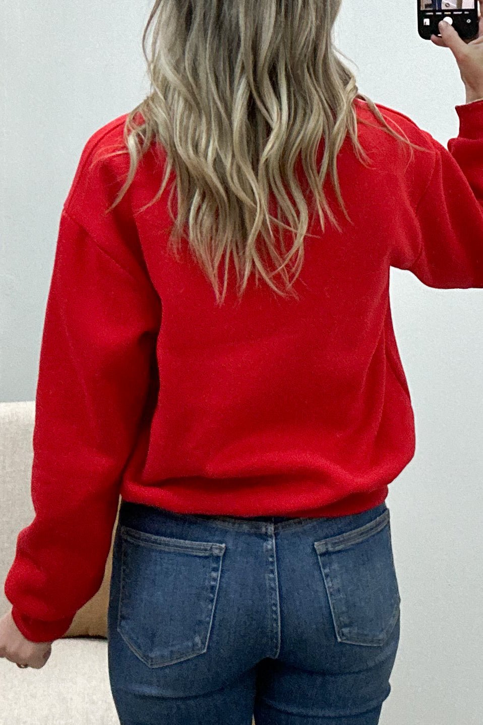 "Forever Muse" Sweater (Red) - Happily Ever Aften