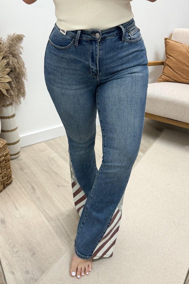 Freedom Flare Jeans - Happily Ever Aften