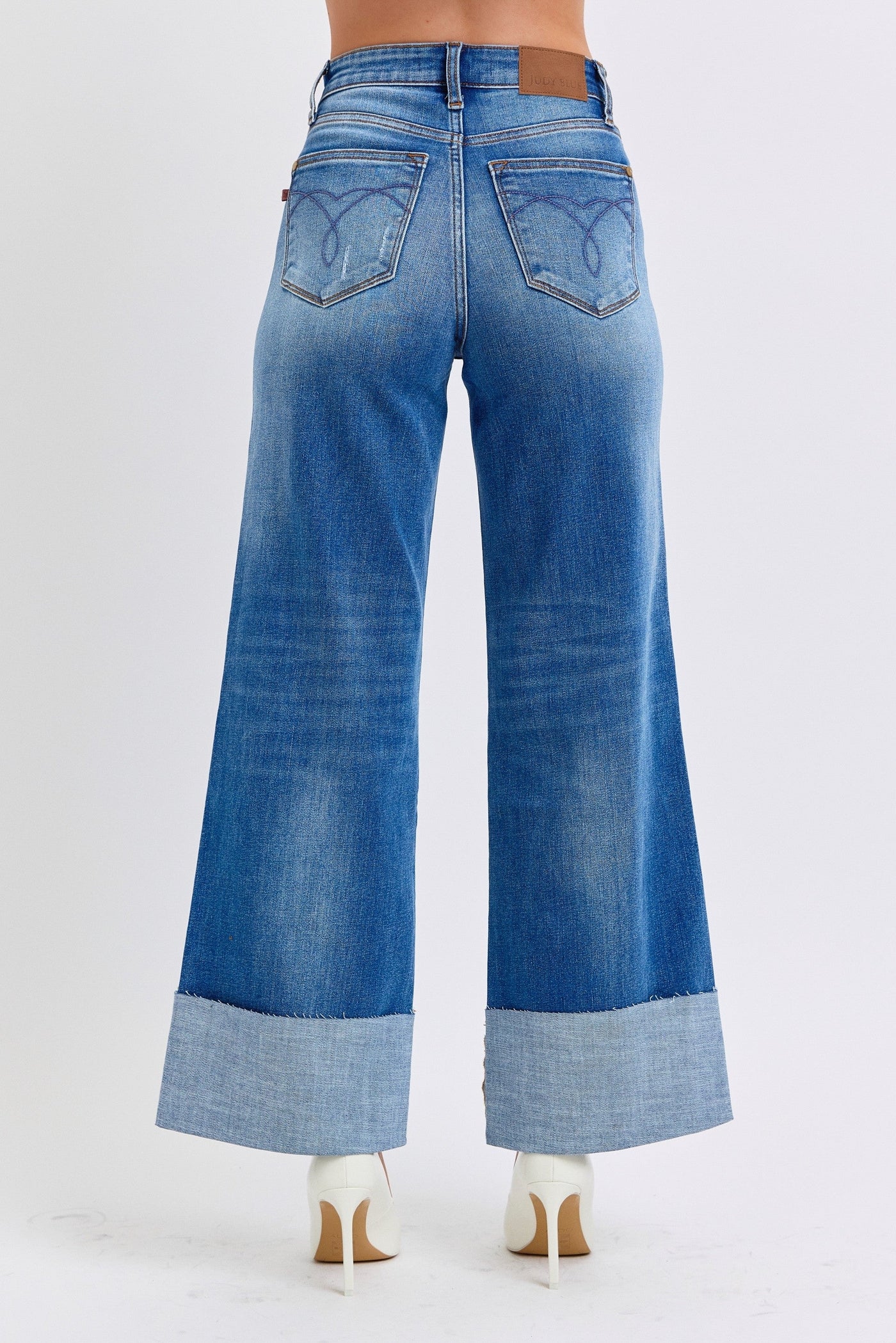 Gianna Wide Leg Jeans - Happily Ever Aften