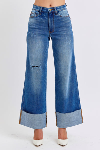 Gianna Wide Leg Jeans - Happily Ever Aften