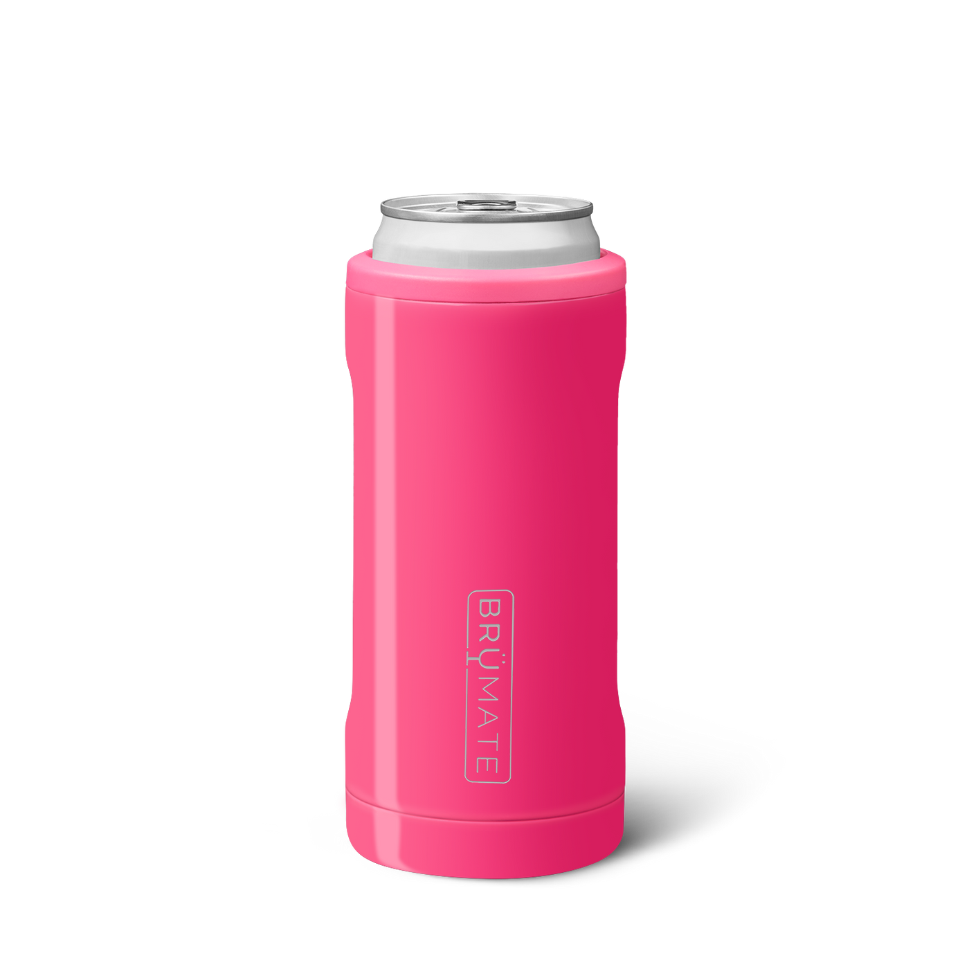Brumate Hopsulator Slim 12oz (Neon Pink)