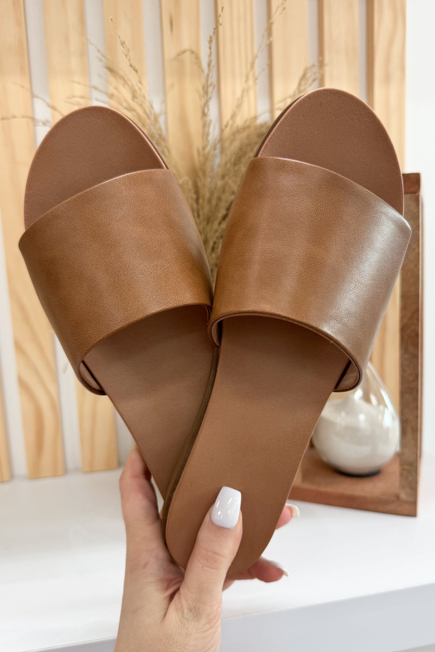 Jenna Sandals (Tan) - Happily Ever Aften