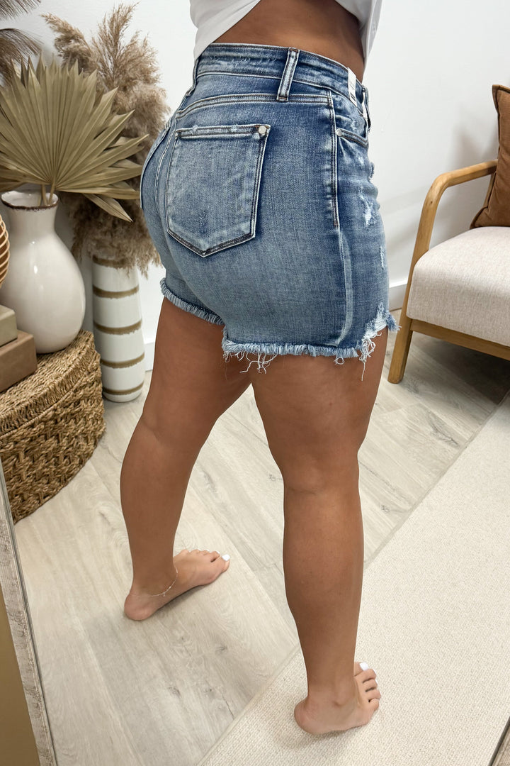 Jessika Denim Shorts - Happily Ever Aften