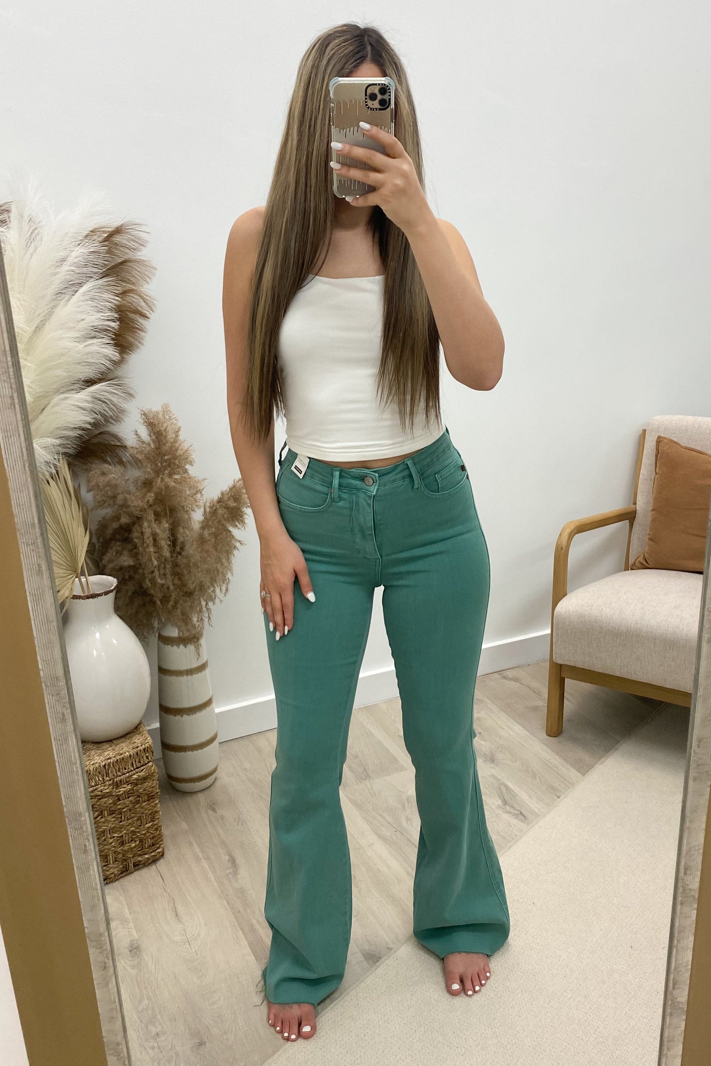 Julia Flare Jeans (Tummy Control) - Happily Ever Aften
