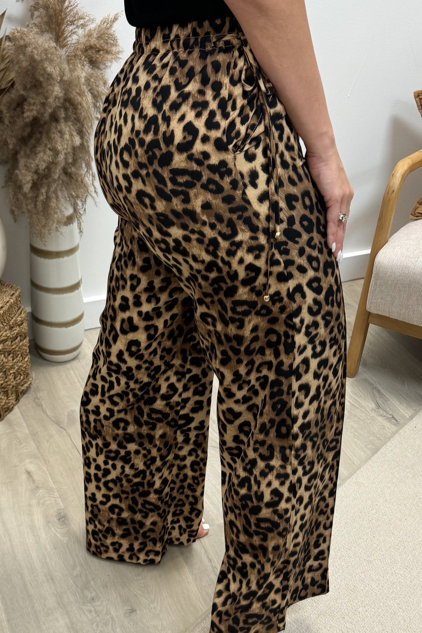 "Keep It Fierce" Pants (Leopard) - Happily Ever Aften