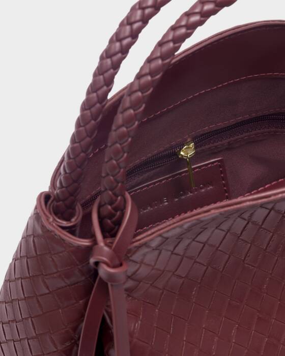 Nova Woven Purse (Cherry)