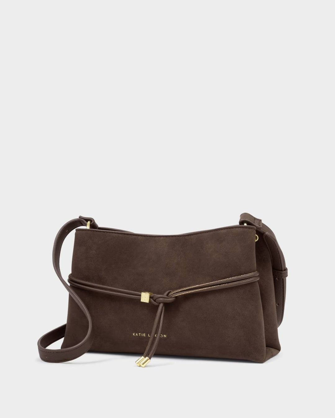 Lori Suedette Crossbody Bag (Bitter Chocolate)