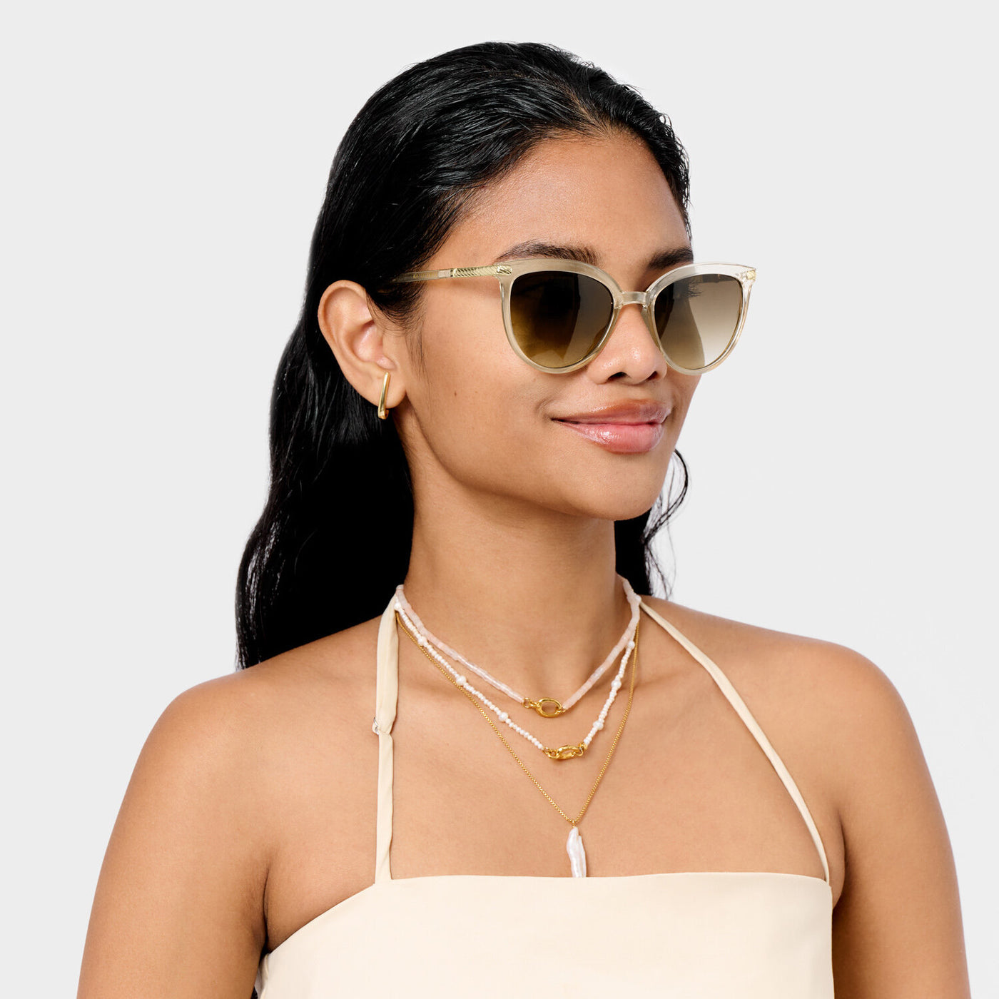 Ravello Sunglasses (Nude Transparent)