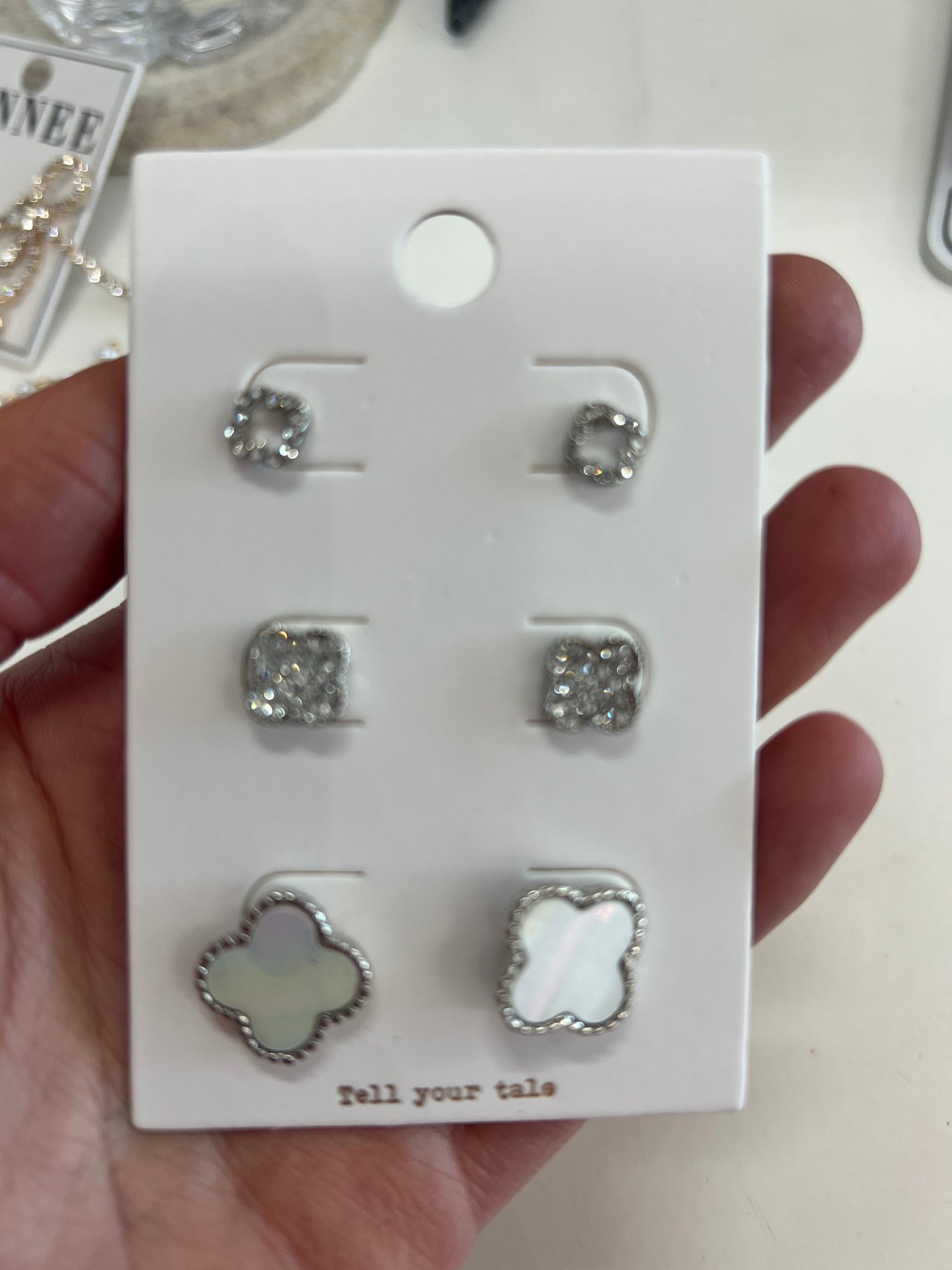 Luna Earrings (Silver) - Happily Ever Aften