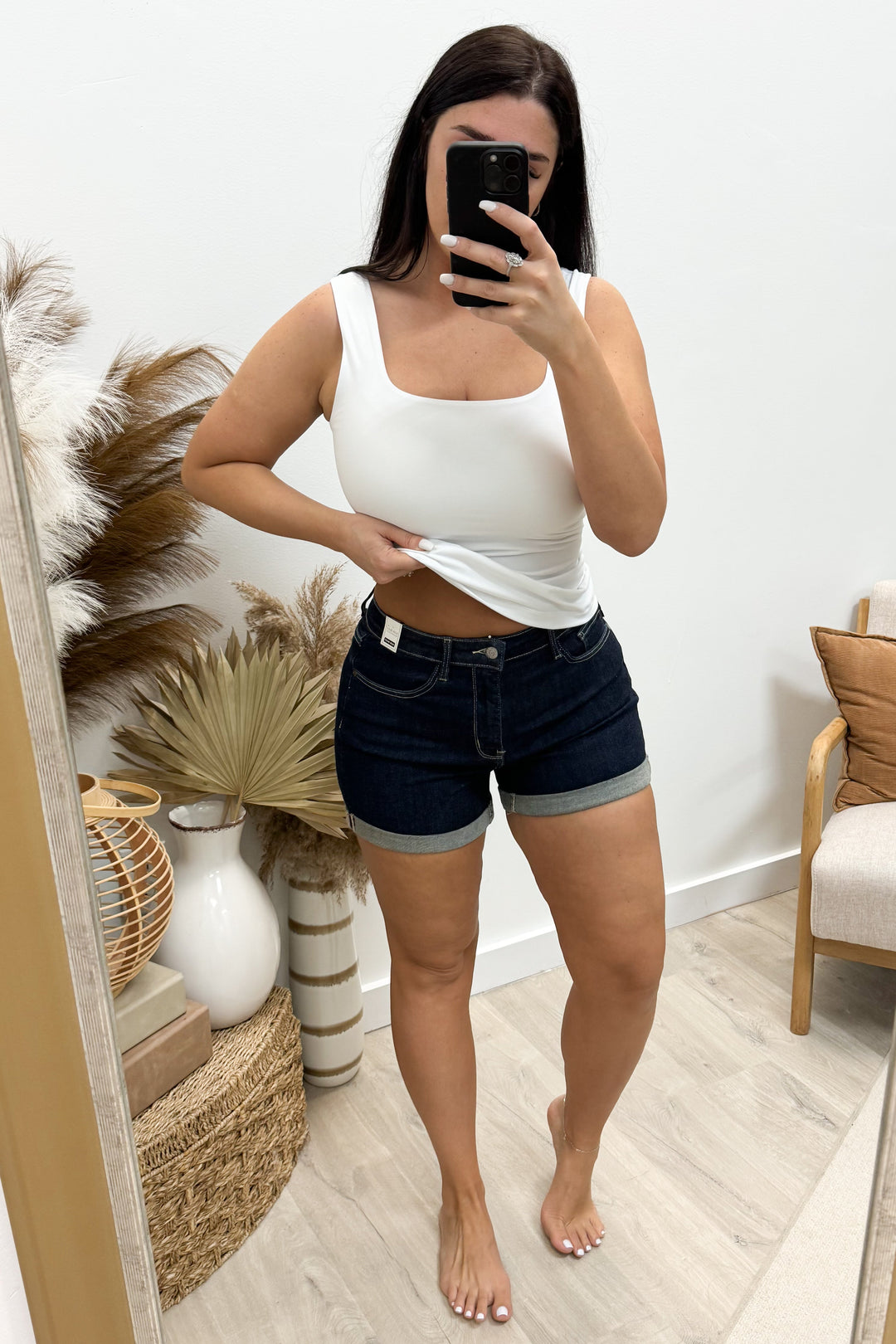 McKenzie Denim Shorts - Happily Ever Aften