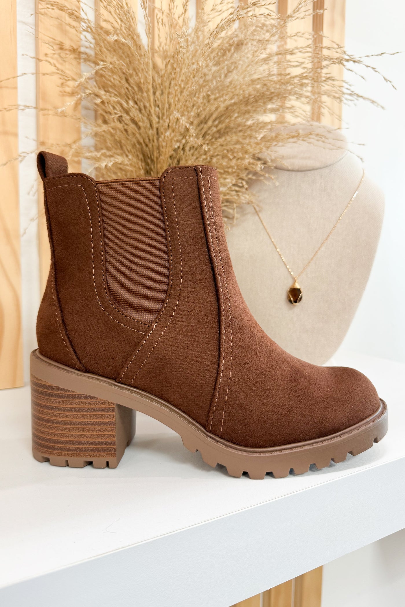 Melissa Booties (Walnut) - Happily Ever Aften