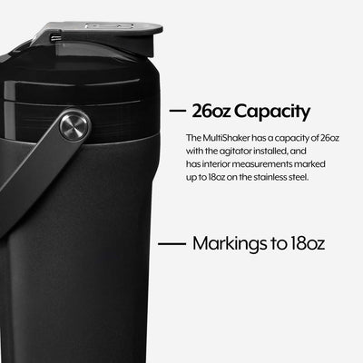 Brumate MultiShaker 26oz (Matte Black)