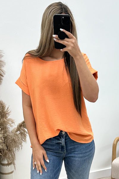 "My Everyday" Top (Apricot) - Happily Ever Aften