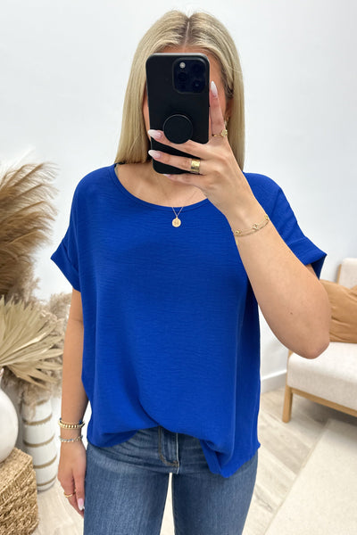 "My Everyday" Top (Royal Blue) - Happily Ever Aften