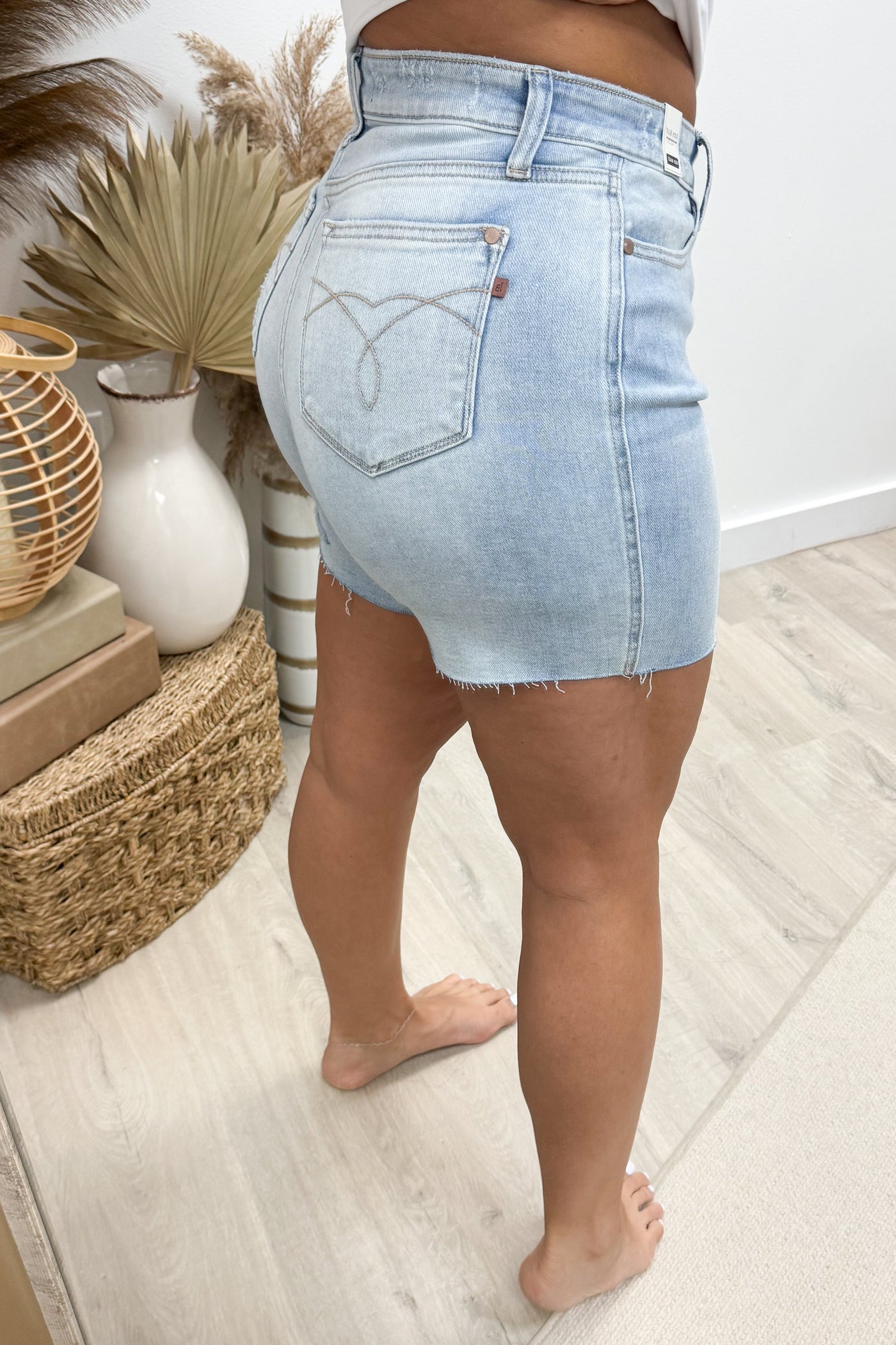 Natalie Denim Shorts - Happily Ever Aften