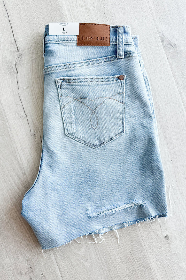 Natalie Denim Shorts - Happily Ever Aften