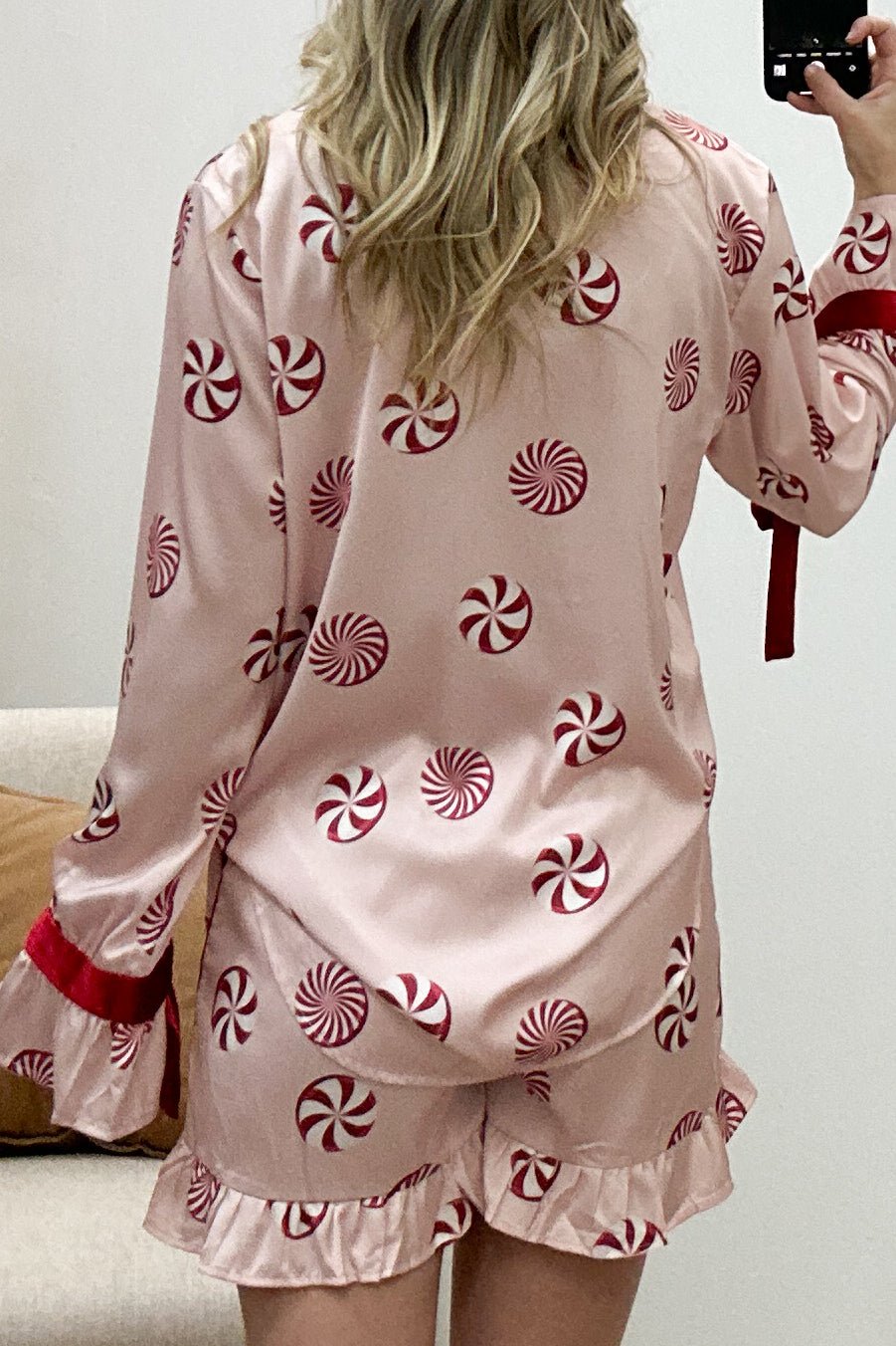 "Peppermint Twist" Pajama Set - Happily Ever Aften