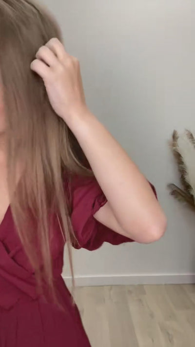 "More Than Perfect" Dress (Wine)