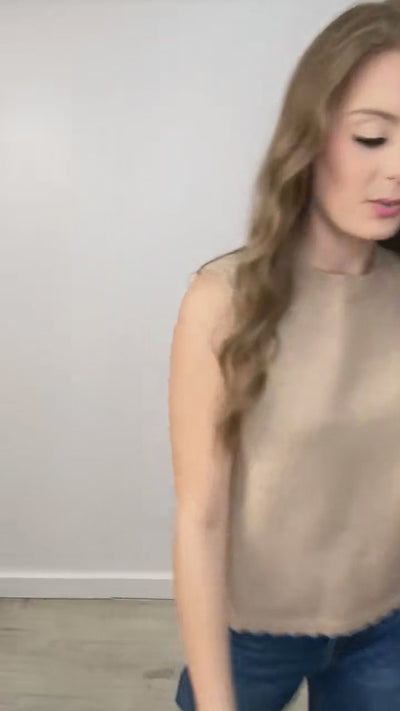 "A Different Day" Tank (Taupe)