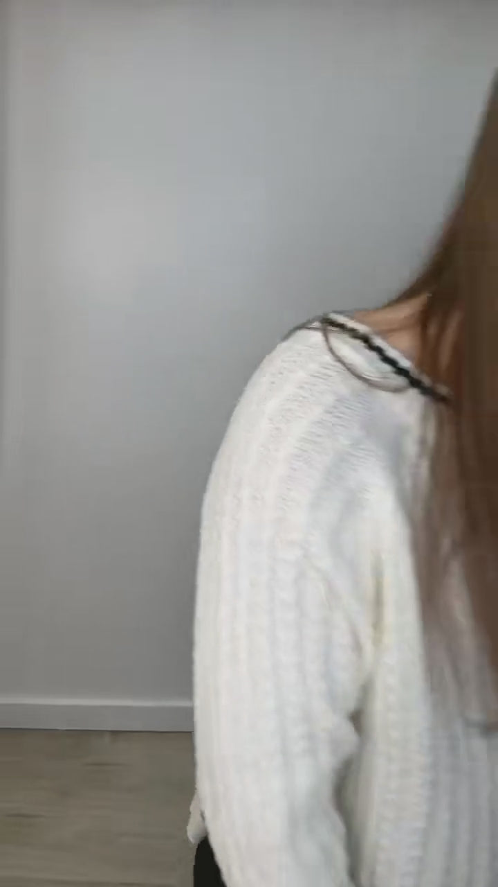 "Sweet & Certain" Sweater (Ivory)