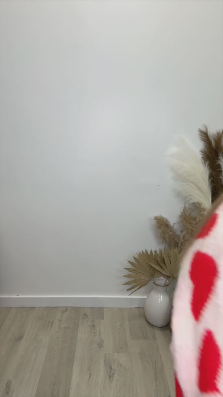 "Made With Love" Sweater (Ivory/Blush/Red)