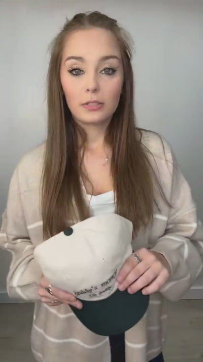 "Daddy's Money" Hat (Green/Natural)