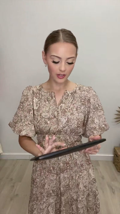 "Subtle Shift" Dress (Mocha)