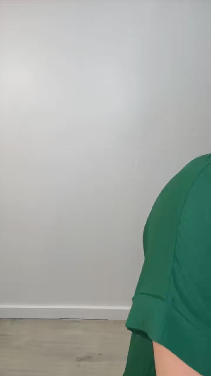 "Back To Business" Blouse (Hunter Green)