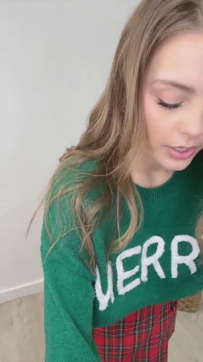 "North Pole Plaid" Skort (Red)