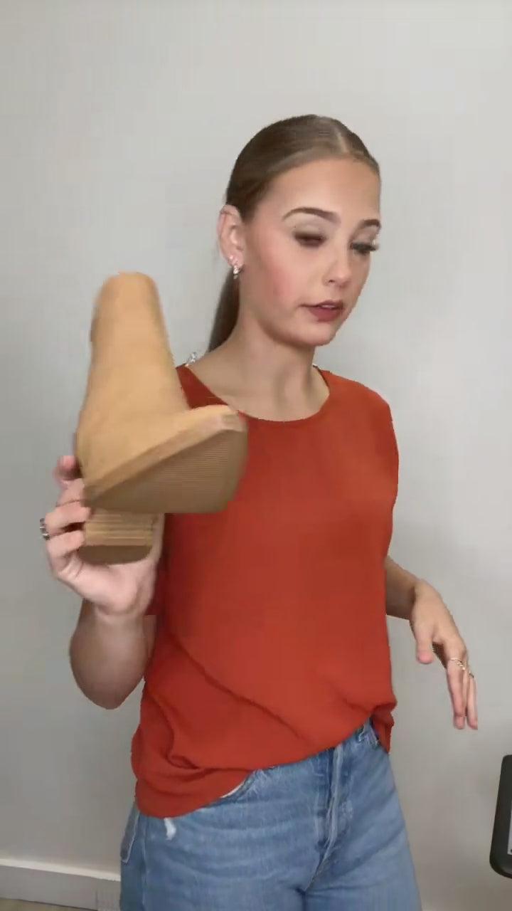 Amara Booties (Coffee)