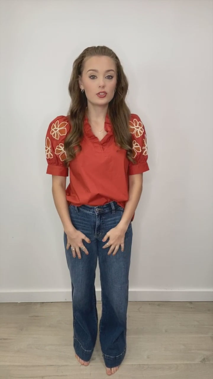 Micheala Wide Leg Trouser