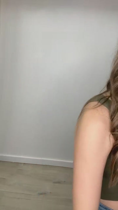 "Sunlit Stroll" Top (Moss)