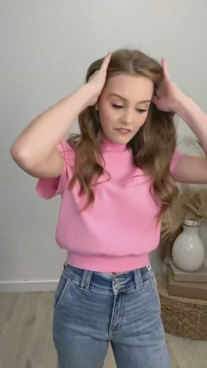 "Vision Of Charm" Top (Baby Pink)