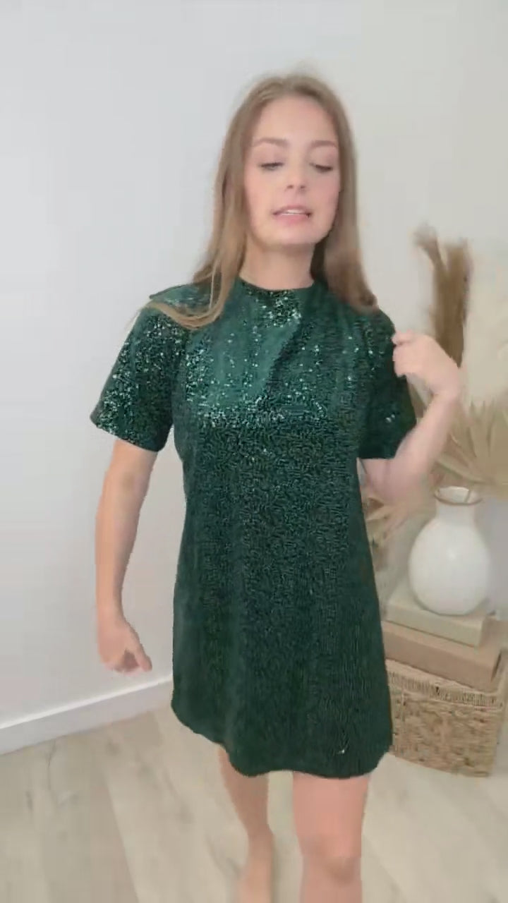 "Speaks For Itself" Dress (Teal Green)