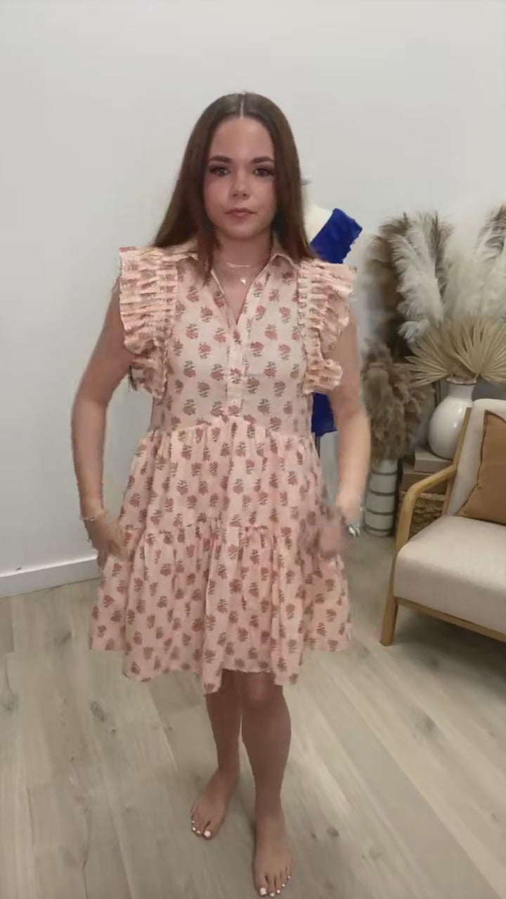 "Fresh Pick" Dress (Peach)