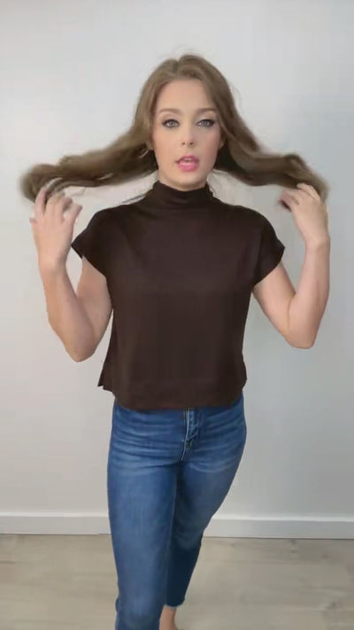 "Finding Balance" Top (Brown)