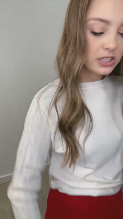 "Kept Wondering" Skirt (Red)